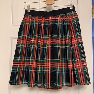 J Crew plaid skirt, size 0